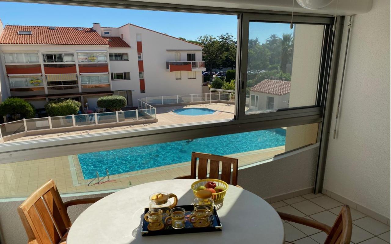 Argeles Plage Studio Piscine Park. Privatif Dans Res. Securisee Exterior photo